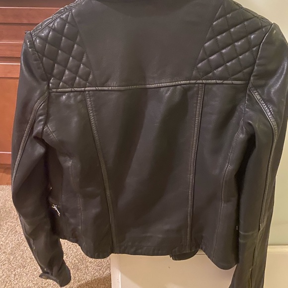 ALL SAINTS -  WOMEN’S LEATHER BIKER JACKET.        Size Small/0 - Picture 2 of 5